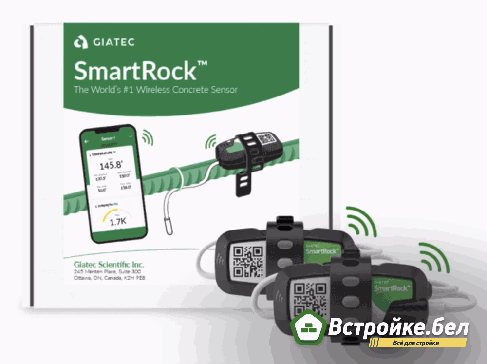 SmartRock® Pro Concrete Sensor: Features d Instation
